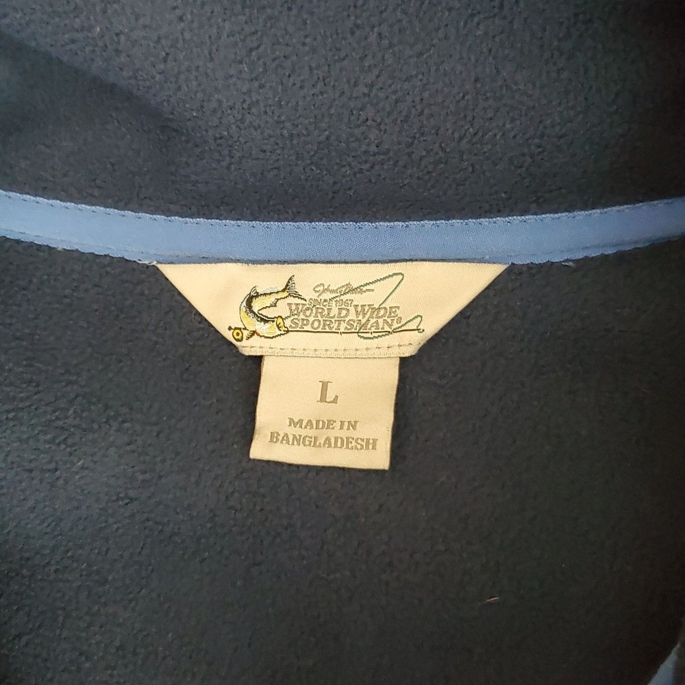 World Wide Sportsman Coat Womans Large Echo Windproof Blue Full-Zip Jacket - Picture 7 of 12